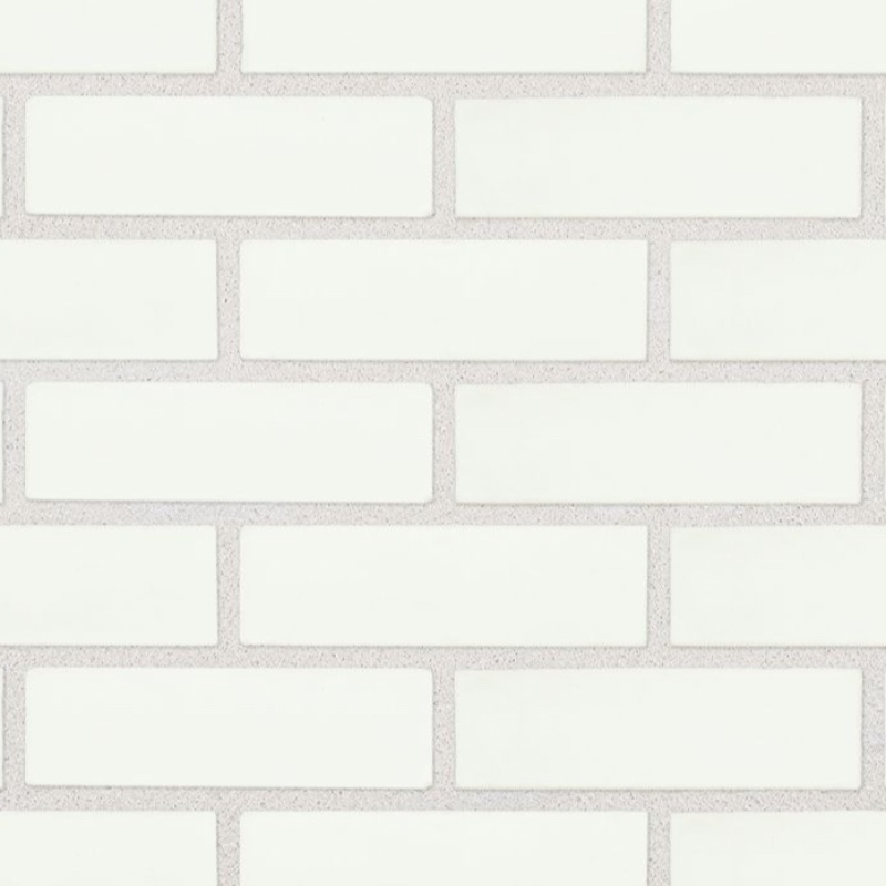 White Smooth Brick - 65mm