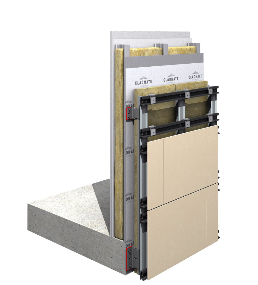 Concealed Mechanically Fixed Support System